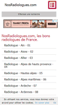 Mobile Screenshot of nosradiologues.com